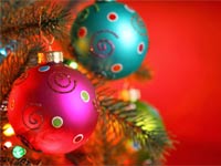 Imgenes Bolas Coloradas de Navidad