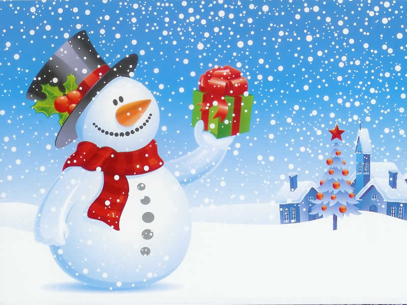 Fotos Navideñas muñeco de nieve