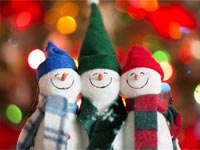 Muecos de nieve Navideo